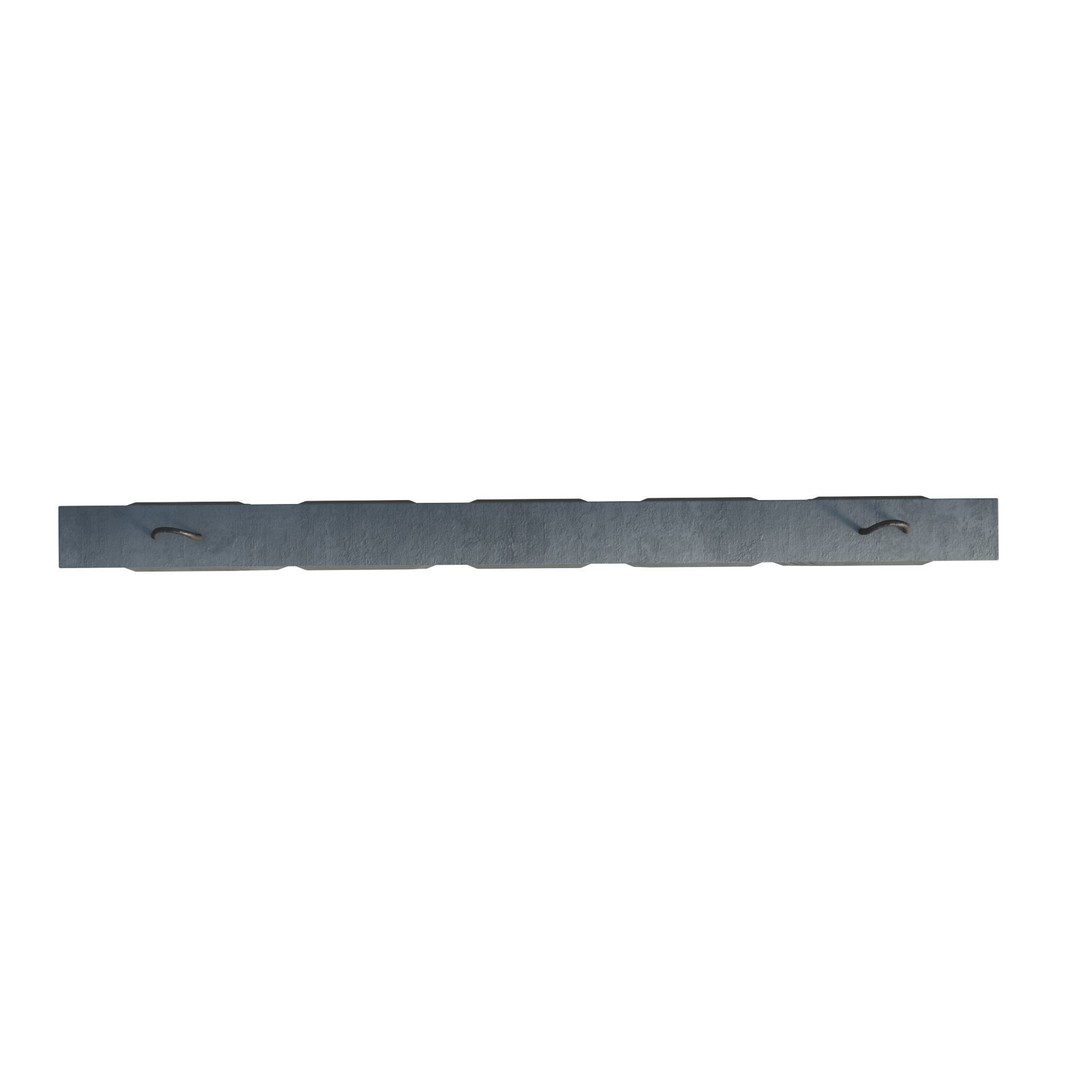 Concrete Wall 3D Model – PBR Textured Asset, FBX, Game Ready - View 11