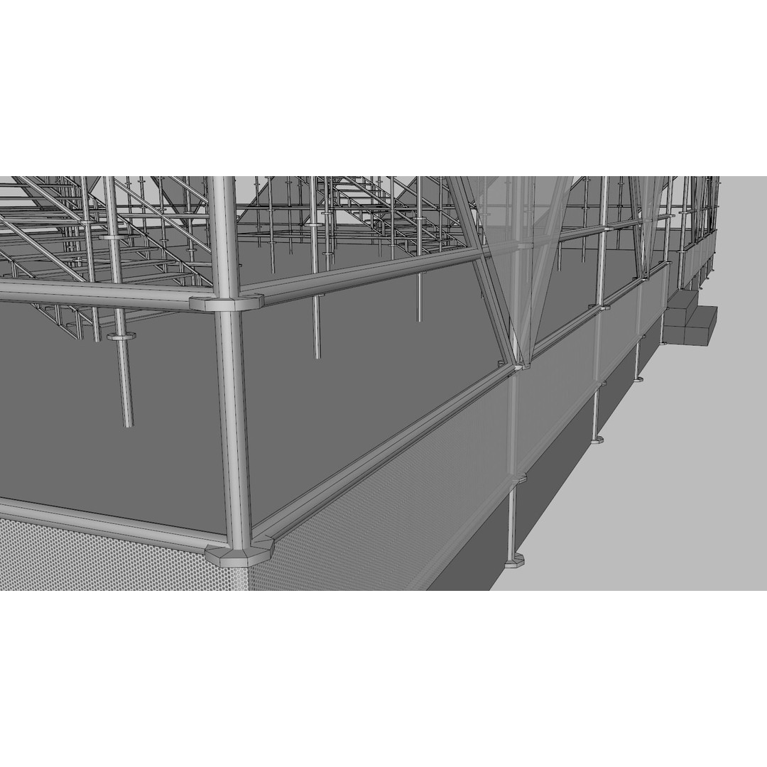 Layher Pavilion 3D Model – Architectural Structure, FBX, OBJ - View 18