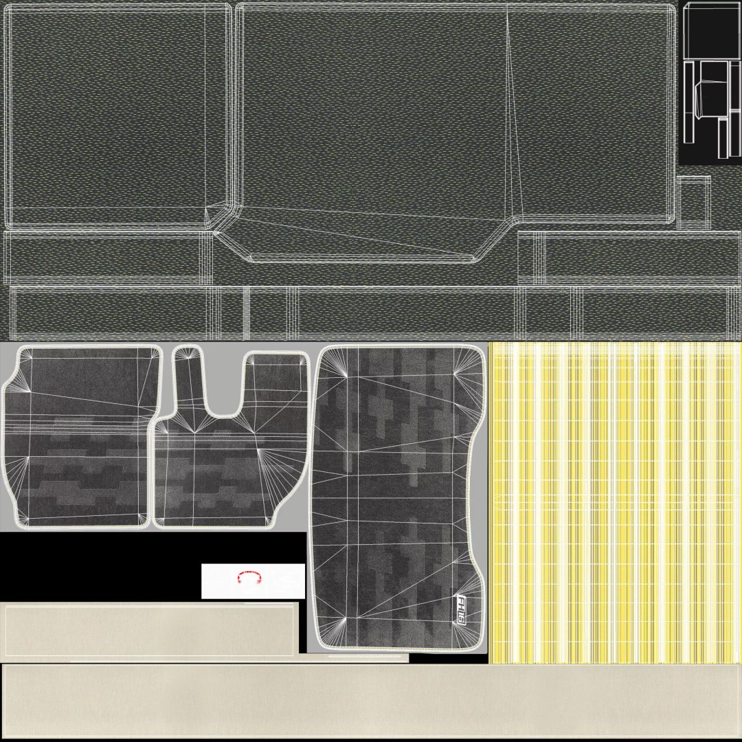 Volvo FH 6X4 3D Model – Realistic Truck with Flatbed Trailer, FBX, OBJ