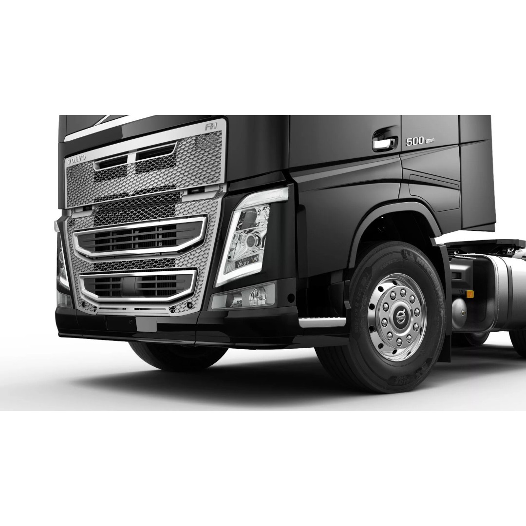 Volvo FH 6X4 3D Model – Realistic Truck with Flatbed Trailer, FBX, OBJ - View 21