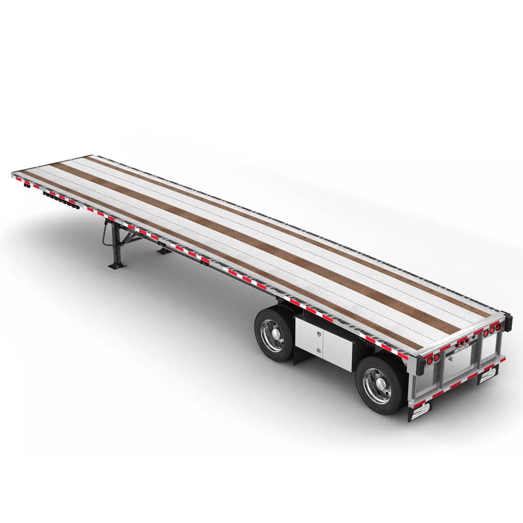 Volvo FH 6X4 3D Model – Realistic Truck with Flatbed Trailer, FBX, OBJ - View 41