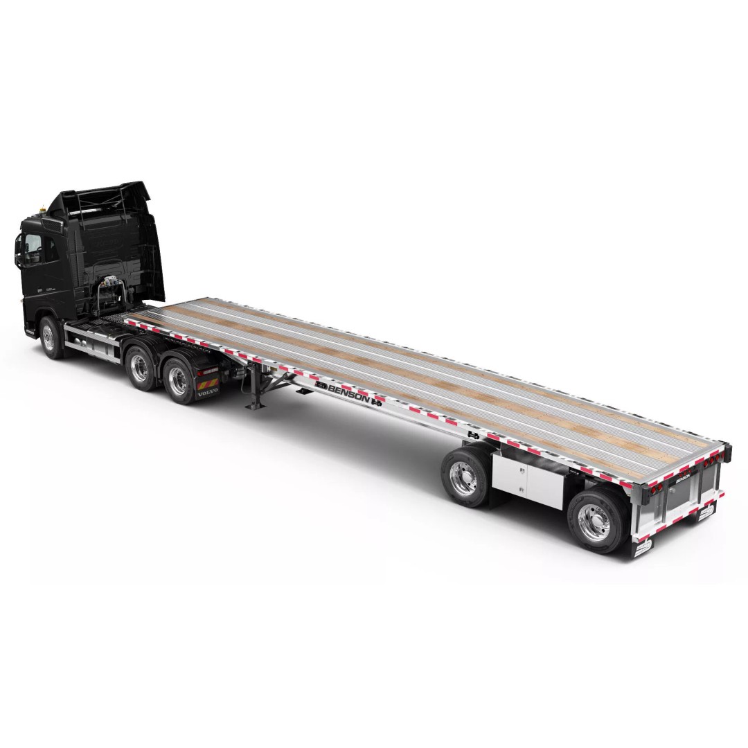 Volvo FH 6X4 3D Model – Realistic Truck with Flatbed Trailer, FBX, OBJ - View 5