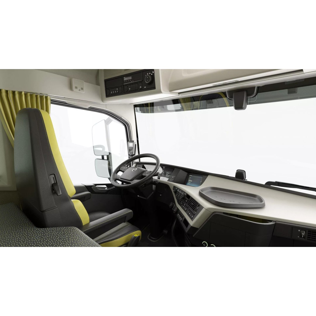 Volvo FH 6X4 3D Model – Realistic Truck with Flatbed Trailer, FBX, OBJ - View 52