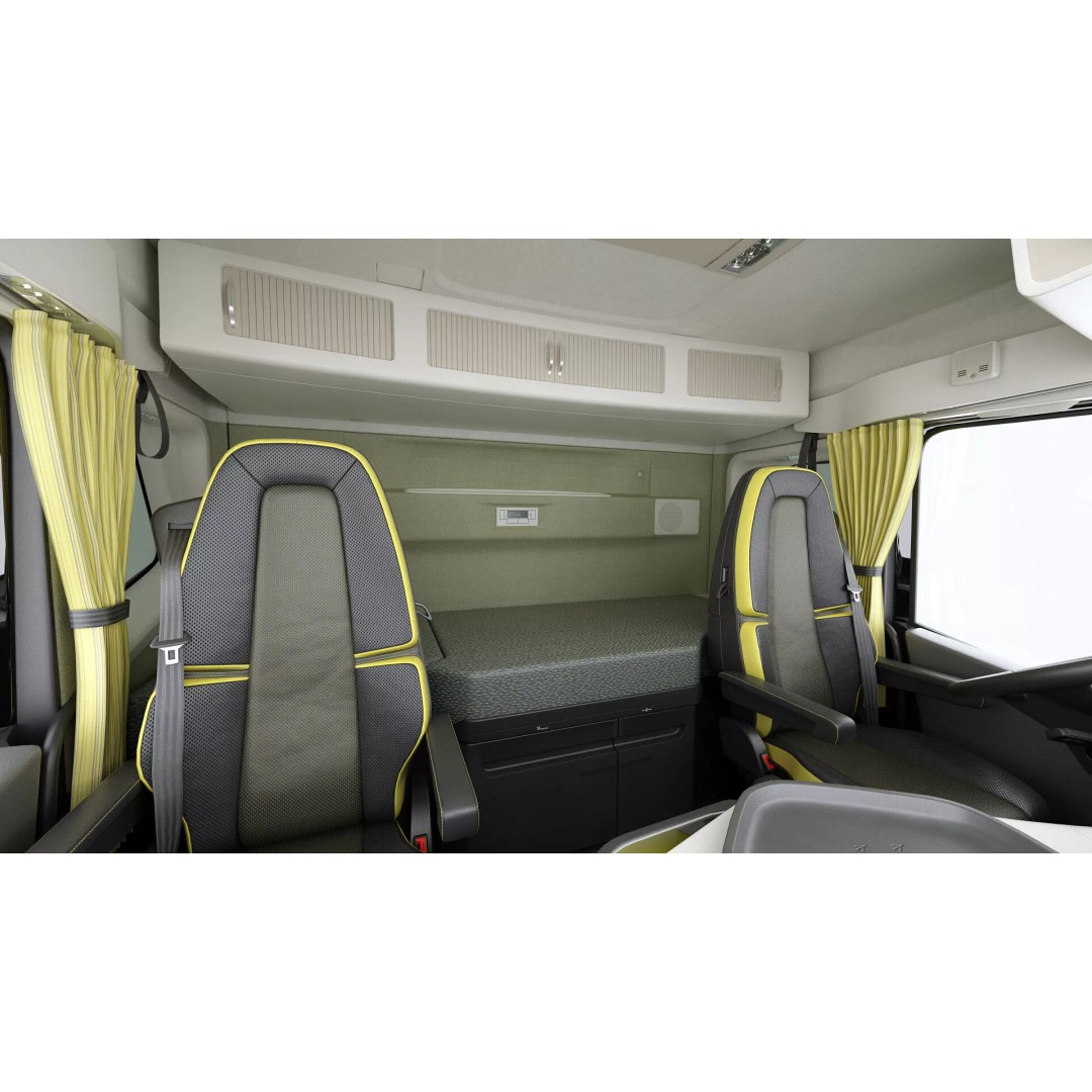 Volvo FH 6X4 3D Model – Realistic Truck with Flatbed Trailer, FBX, OBJ - View 56