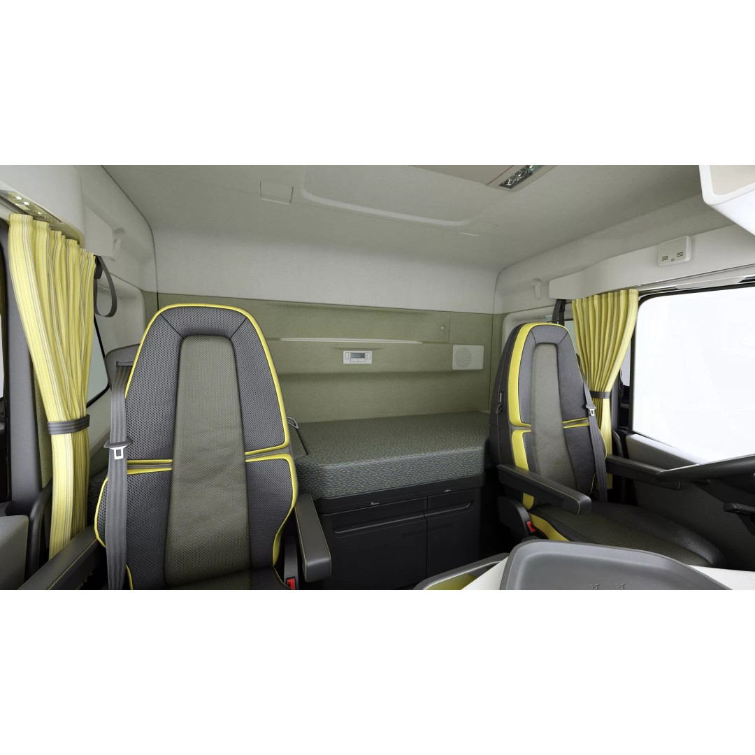 Volvo FH 6X4 3D Model – Realistic Truck with Flatbed Trailer, FBX, OBJ - View 57