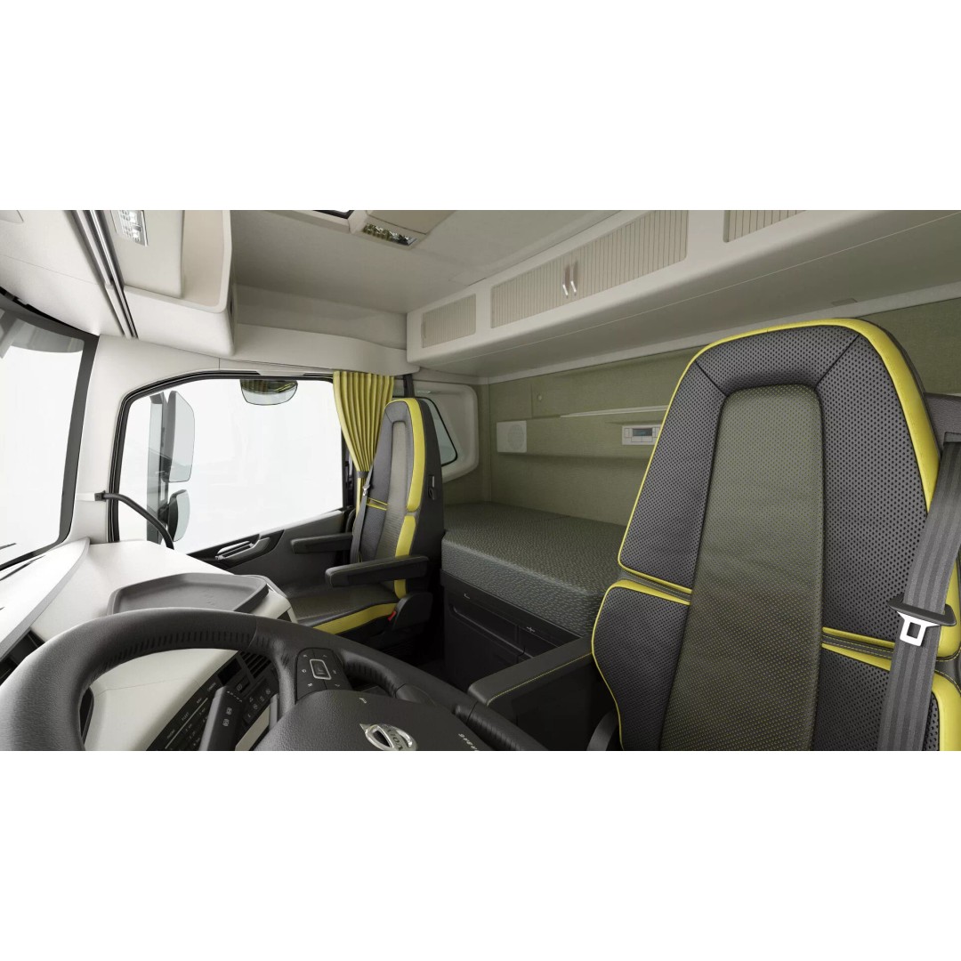 Volvo FH 6X4 3D Model – Realistic Truck with Flatbed Trailer, FBX, OBJ - View 59