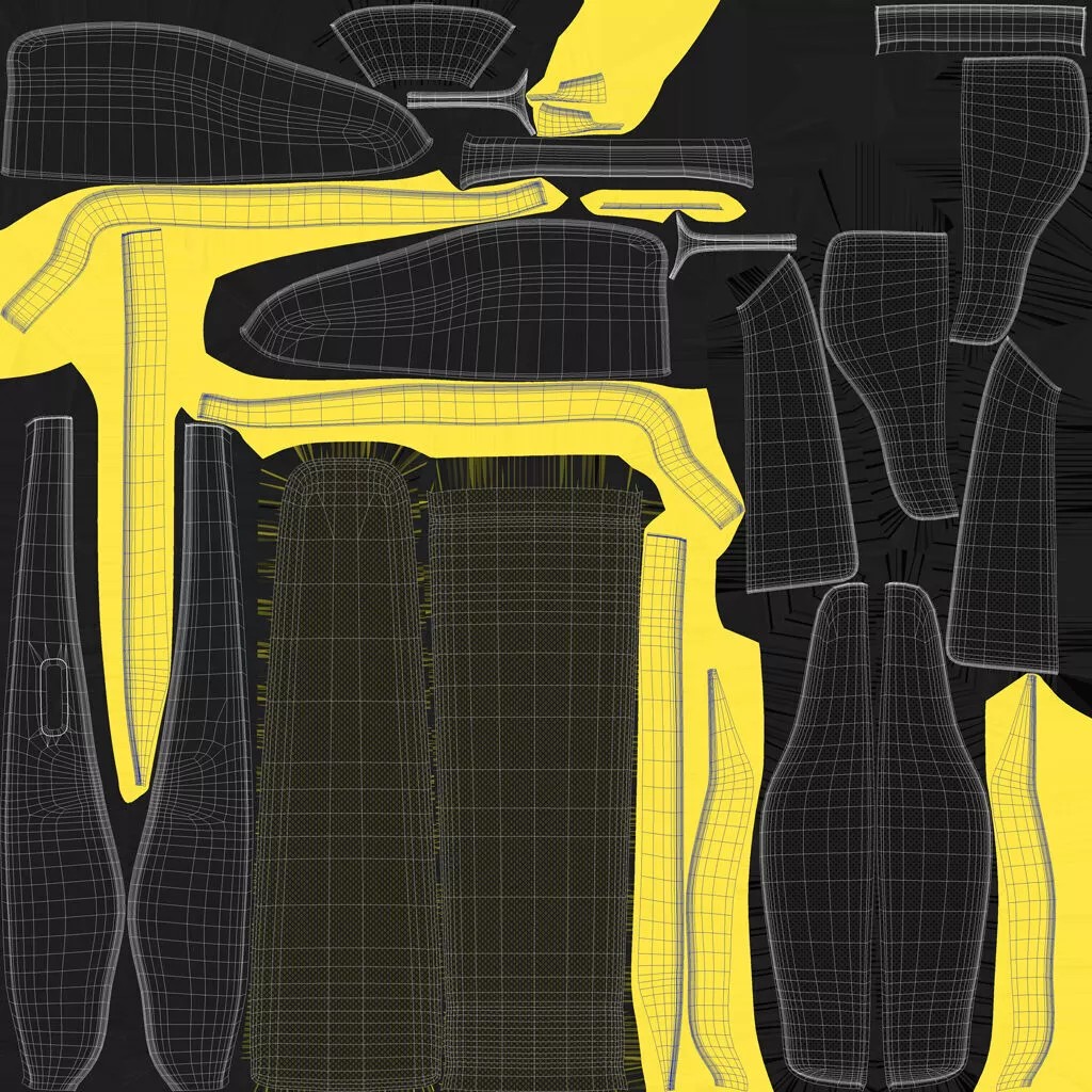 Volvo FH 6X4 3D Model – Realistic Truck with Flatbed Trailer, FBX, OBJ - View 64