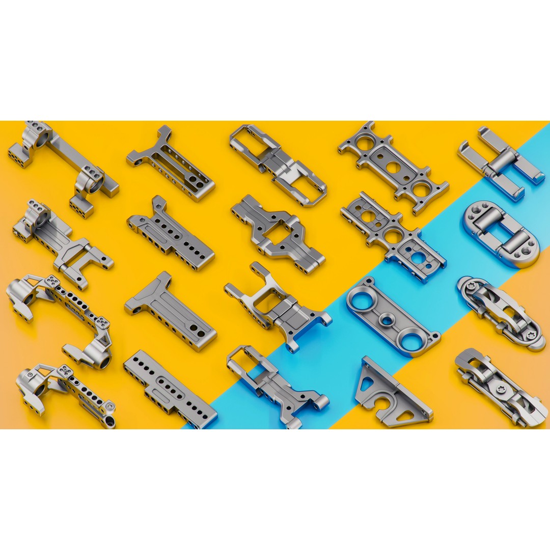Sci-Fi Mechanical KITBASH 3D Model – 430 Unique Objects, Game Ready - View 10