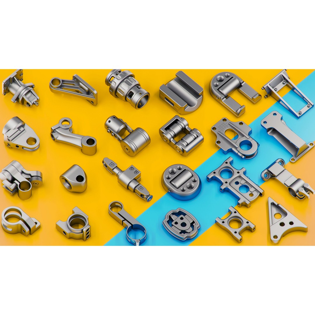Sci-Fi Mechanical KITBASH 3D Model – 430 Unique Objects, Game Ready - View 11