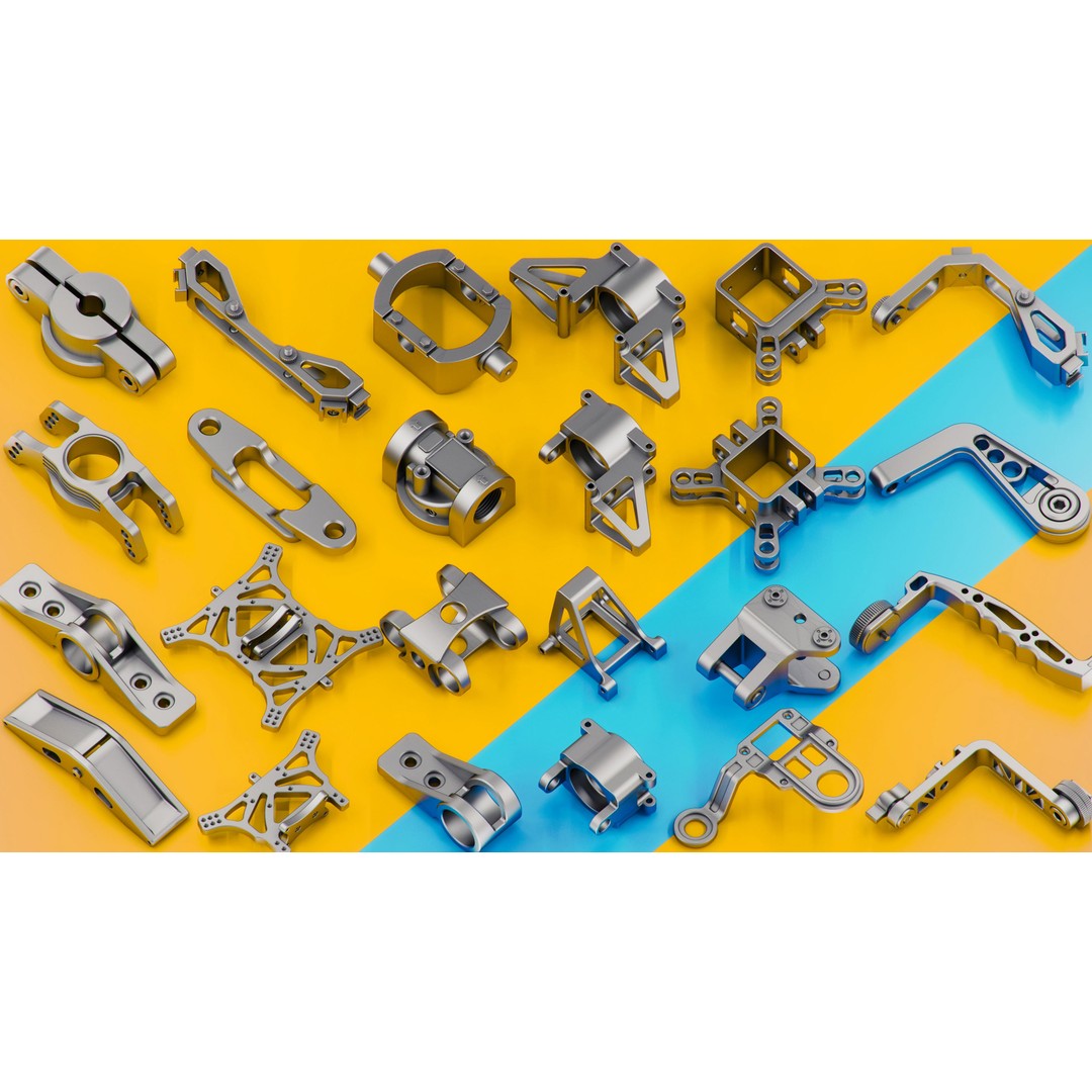 Sci-Fi Mechanical KITBASH 3D Model – 430 Unique Objects, Game Ready - View 15