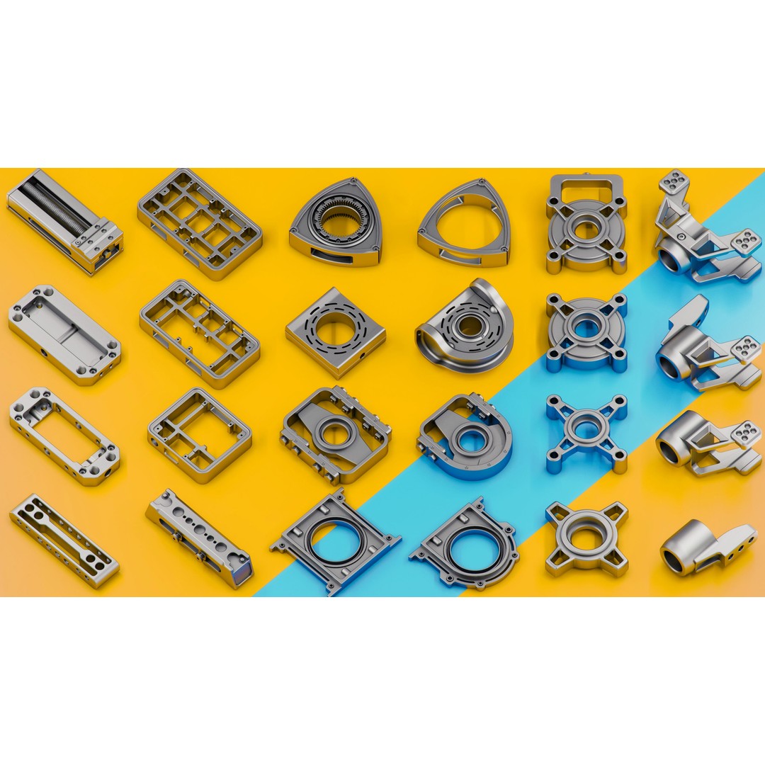 Sci-Fi Mechanical KITBASH 3D Model – 430 Unique Objects, Game Ready - View 17