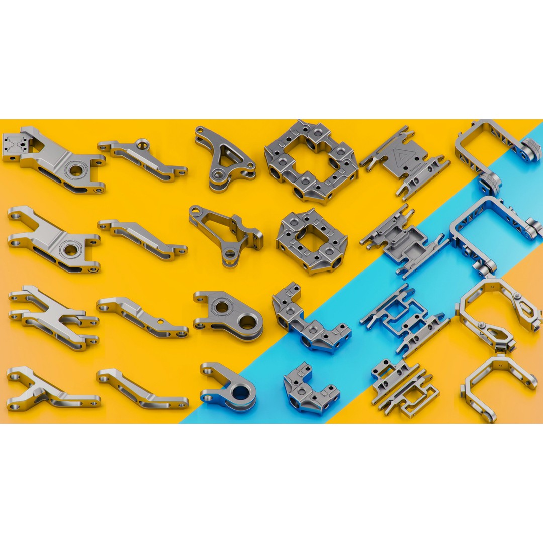 Sci-Fi Mechanical KITBASH 3D Model – 430 Unique Objects, Game Ready - View 8