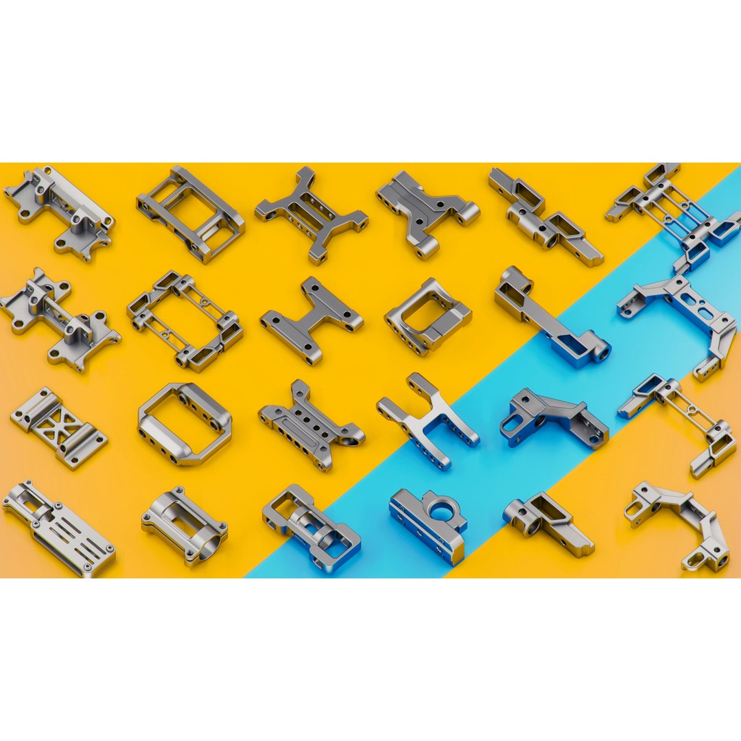Sci-Fi Mechanical KITBASH 3D Model – 430 Unique Objects, Game Ready - View 9