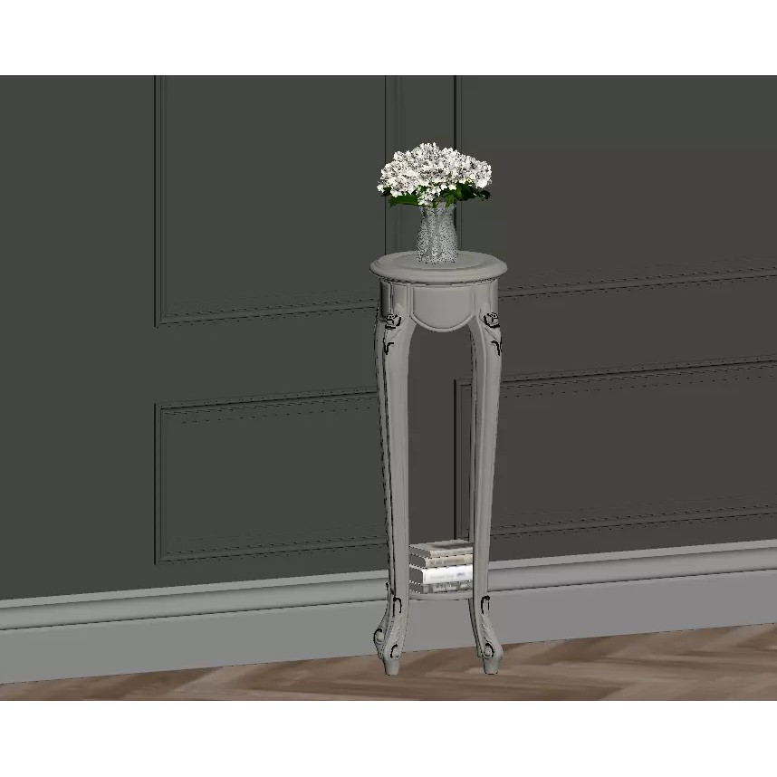 French Light Luxury Furniture - Game-Ready 3D Model - View 6
