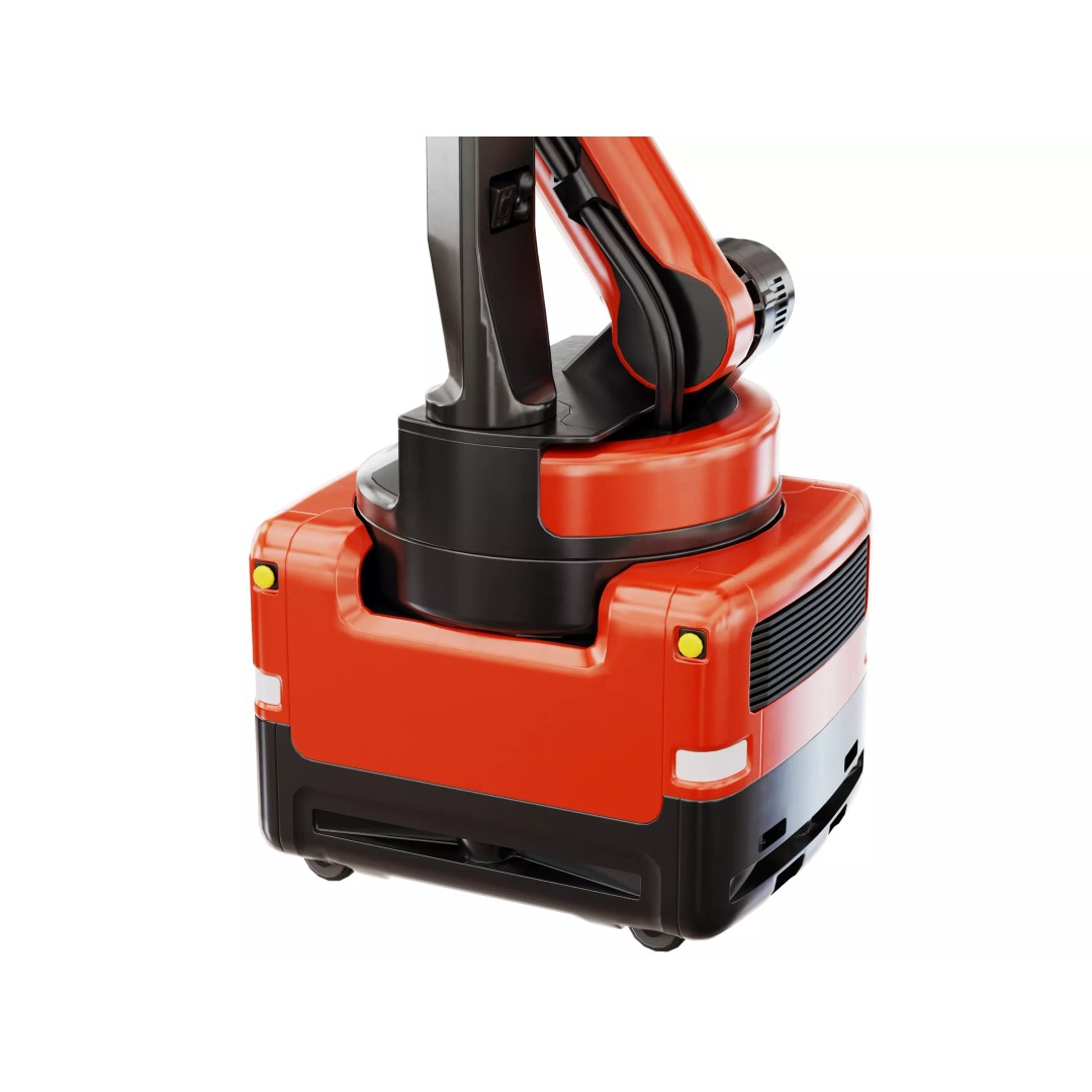 Industrial Warehouse Robot 3D Model – High-Quality Palletizing Arm, FBX, OBJ - View 11