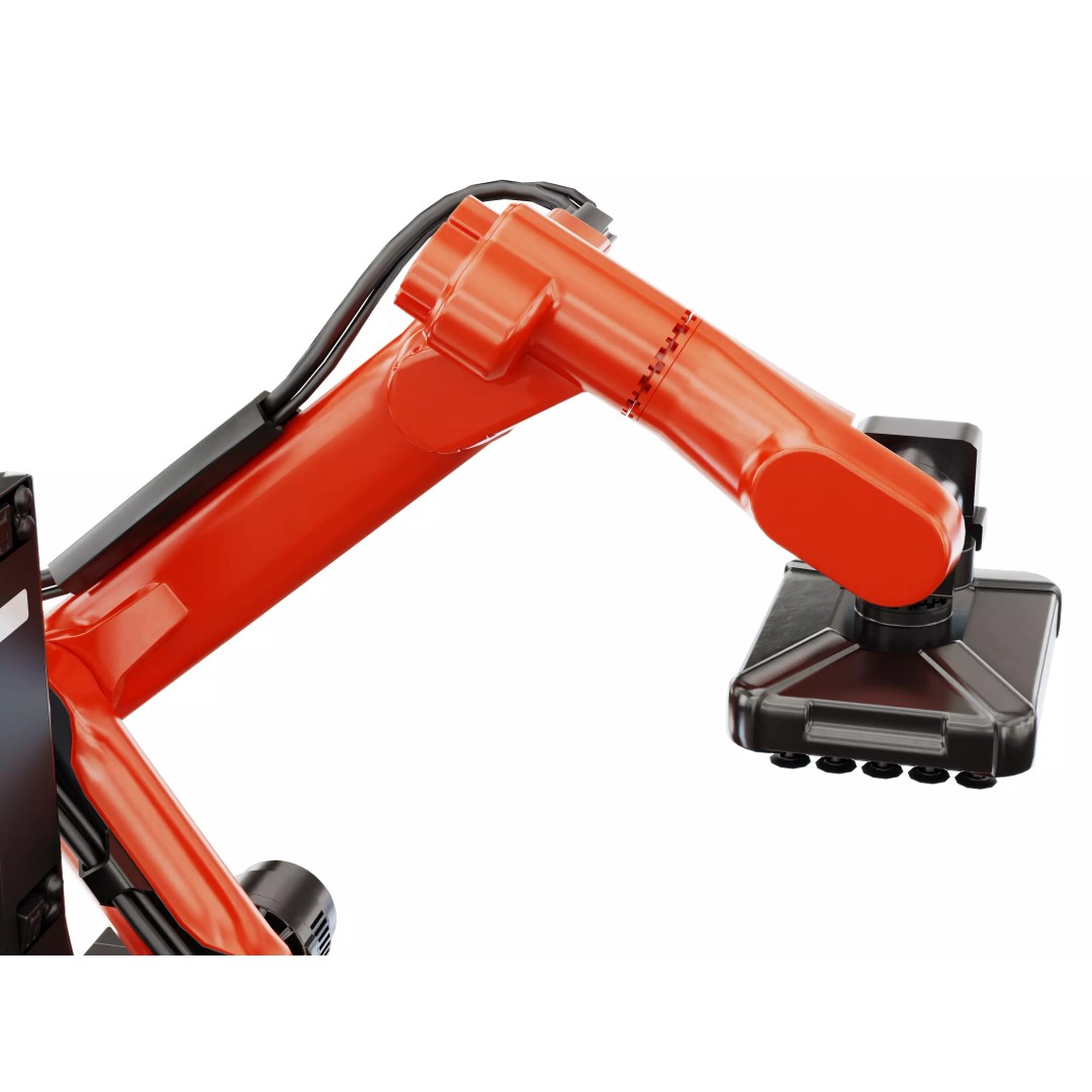 Industrial Warehouse Robot 3D Model – High-Quality Palletizing Arm, FBX, OBJ - View 5