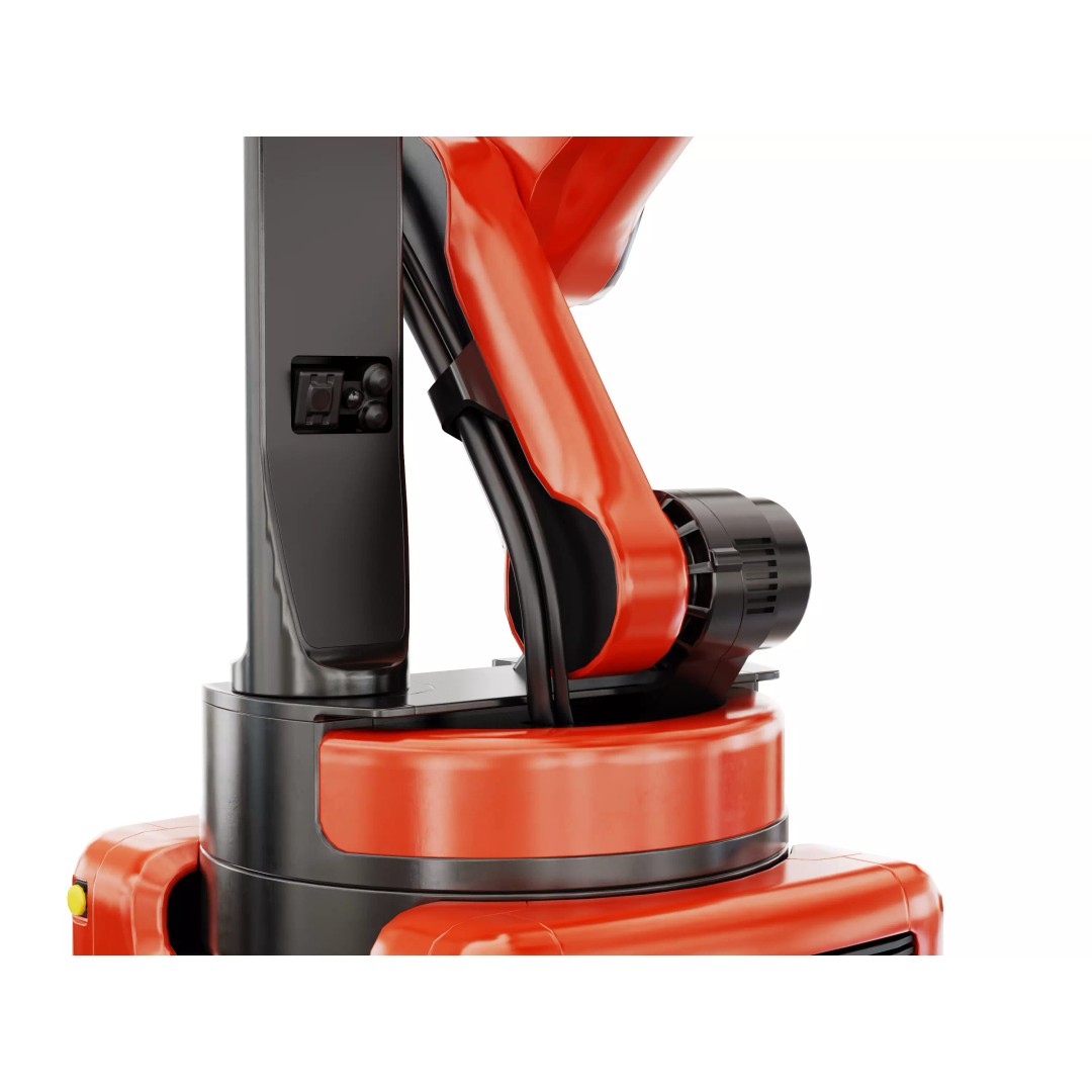 Industrial Warehouse Robot 3D Model – High-Quality Palletizing Arm, FBX, OBJ - View 7