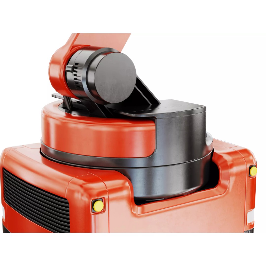 Industrial Warehouse Robot 3D Model – High-Quality Palletizing Arm, FBX, OBJ - View 9