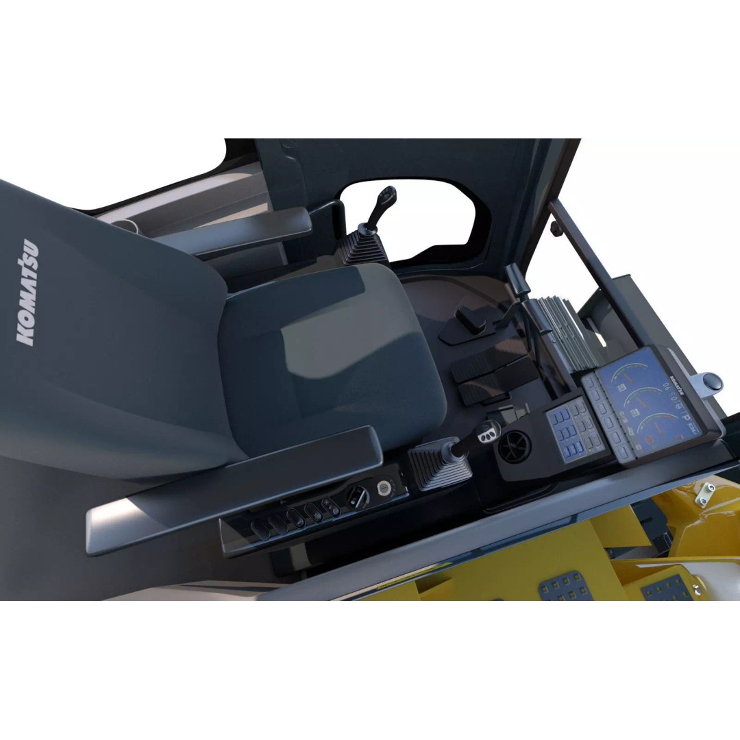 KOMATSU PC118MR-8 3D Model – High Poly Excavator with PBR Textures, FBX - View 19