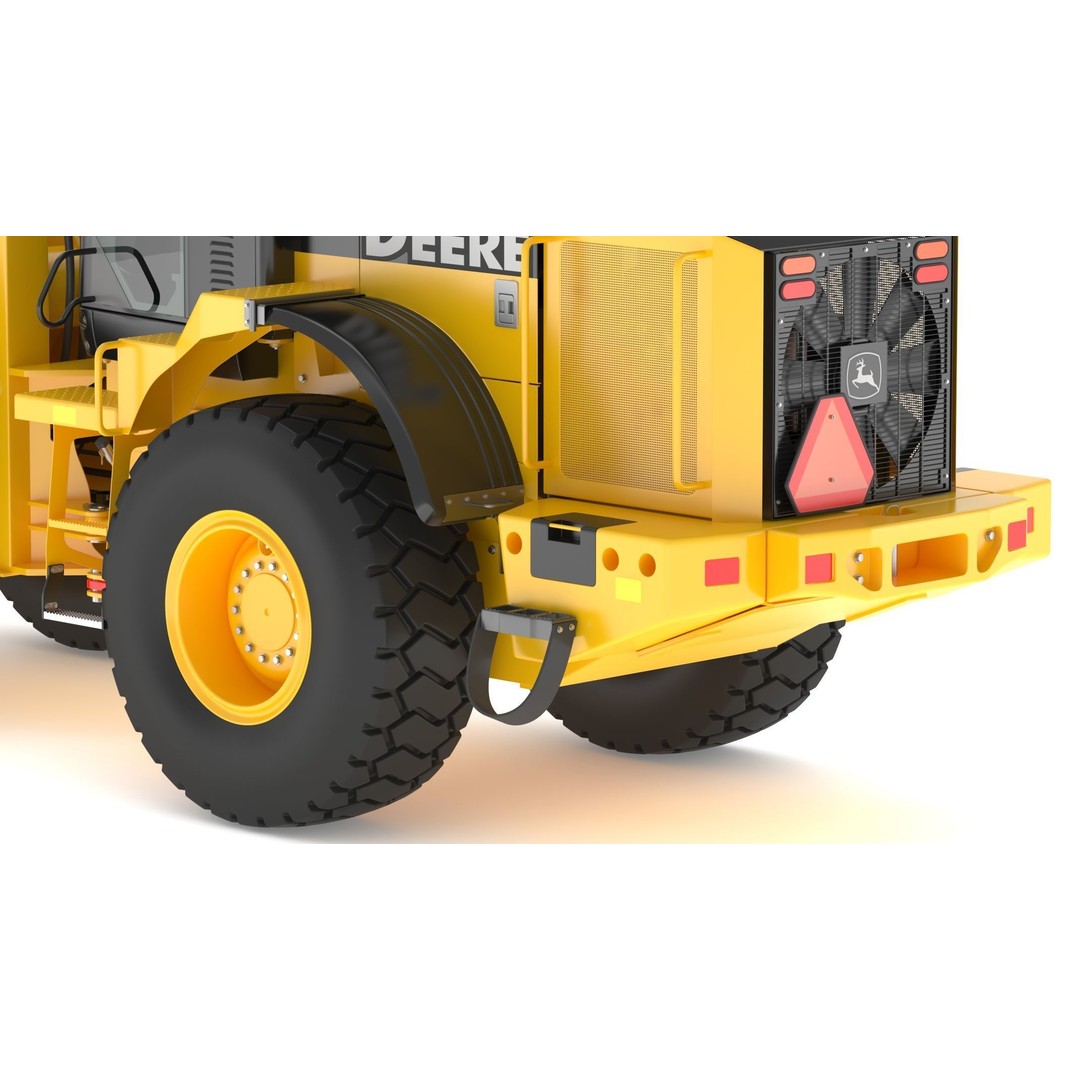 John Deere 624K Wheel Loader 3D Model – High Poly PBR Asset, FBX, OBJ - View 20