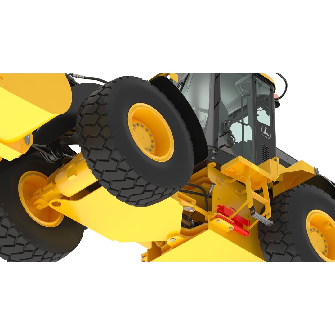 John Deere 624K Wheel Loader 3D Model – High Poly PBR Asset, FBX, OBJ - View 22