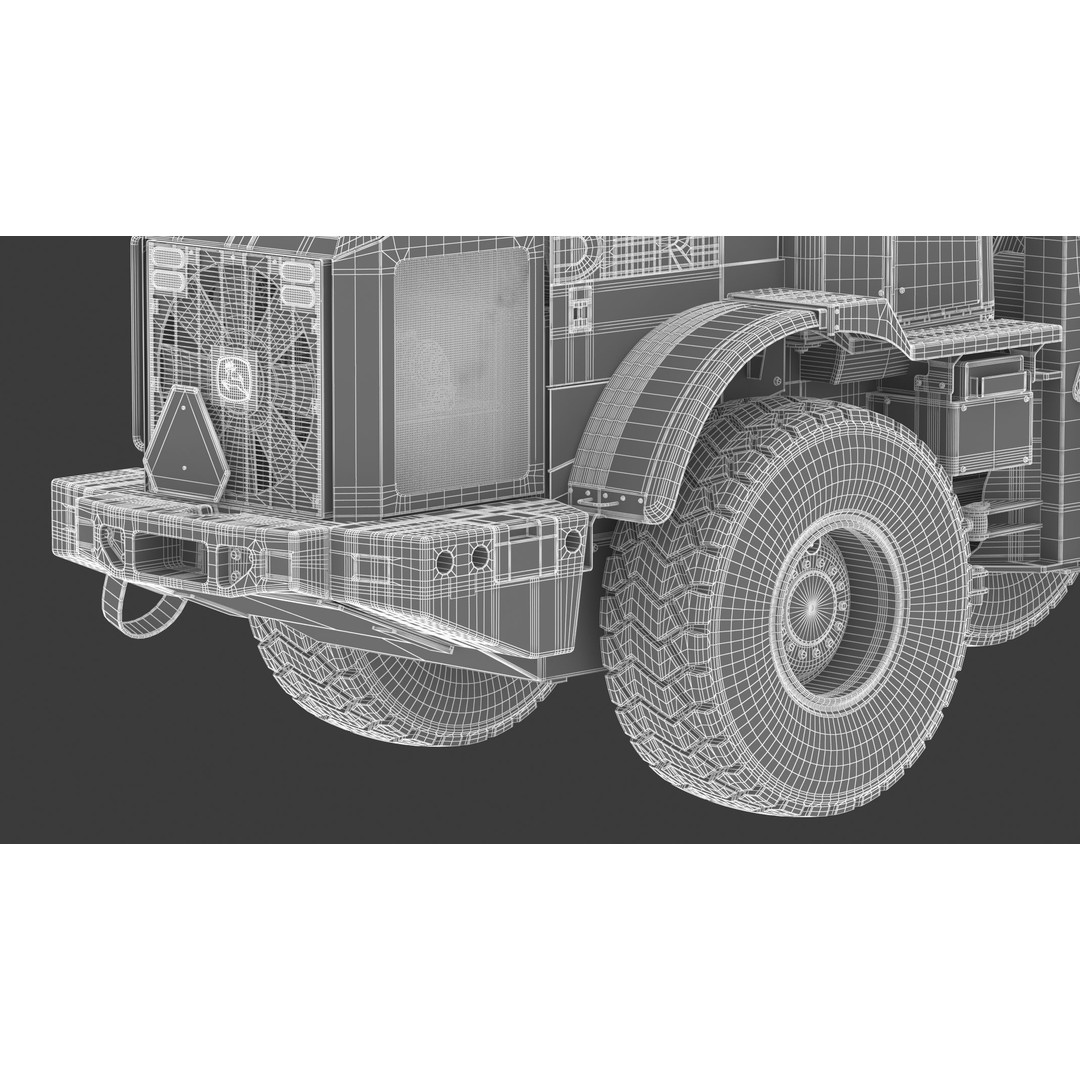 John Deere 624K Wheel Loader 3D Model – High Poly PBR Asset, FBX, OBJ - View 40