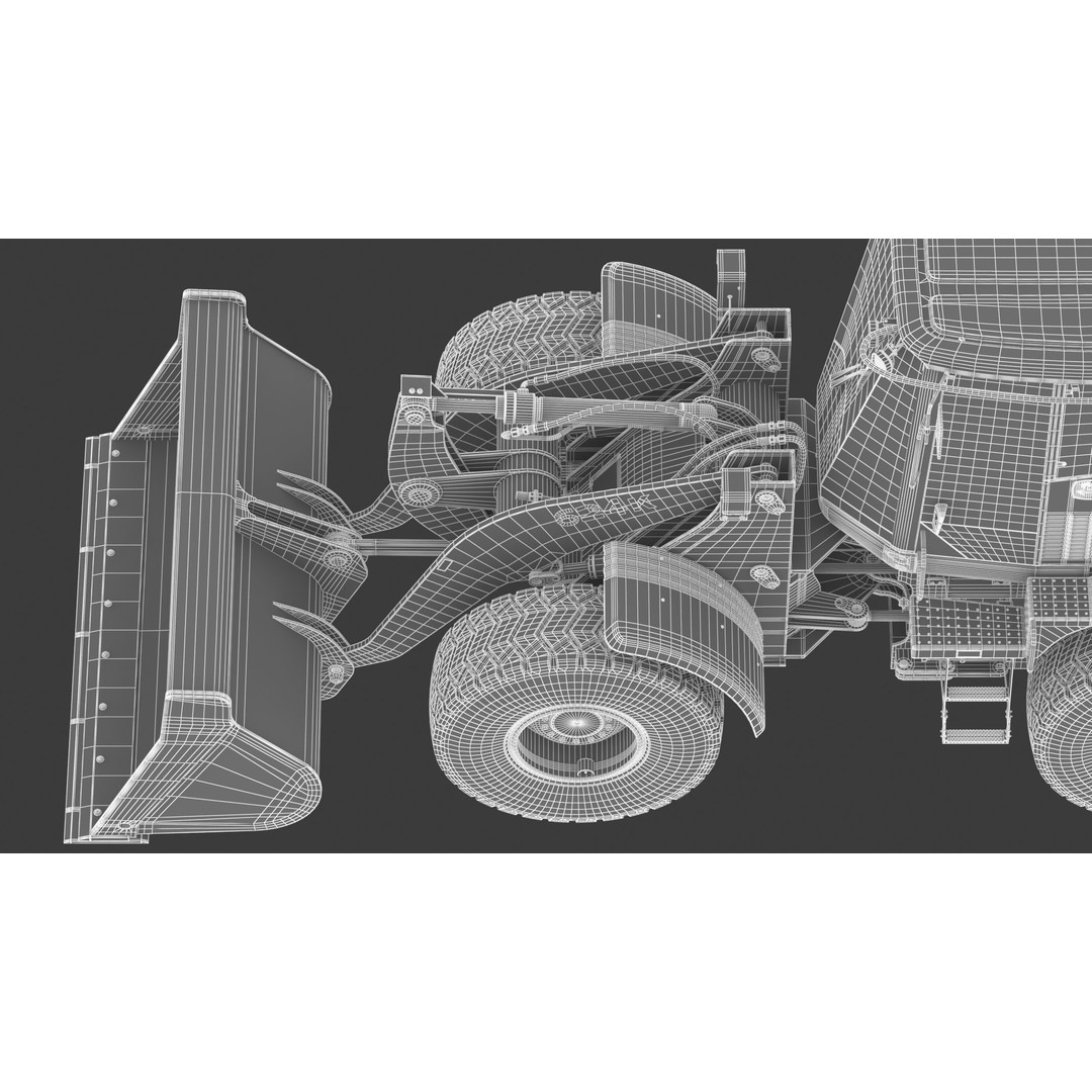 John Deere 624K Wheel Loader 3D Model – High Poly PBR Asset, FBX, OBJ - View 43