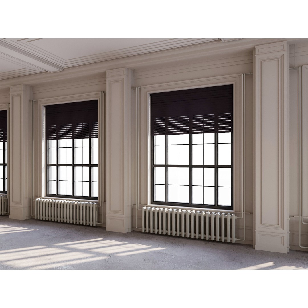 Loft Interior 3D Model – Industrial Office Scene, Cinema4D - View 5