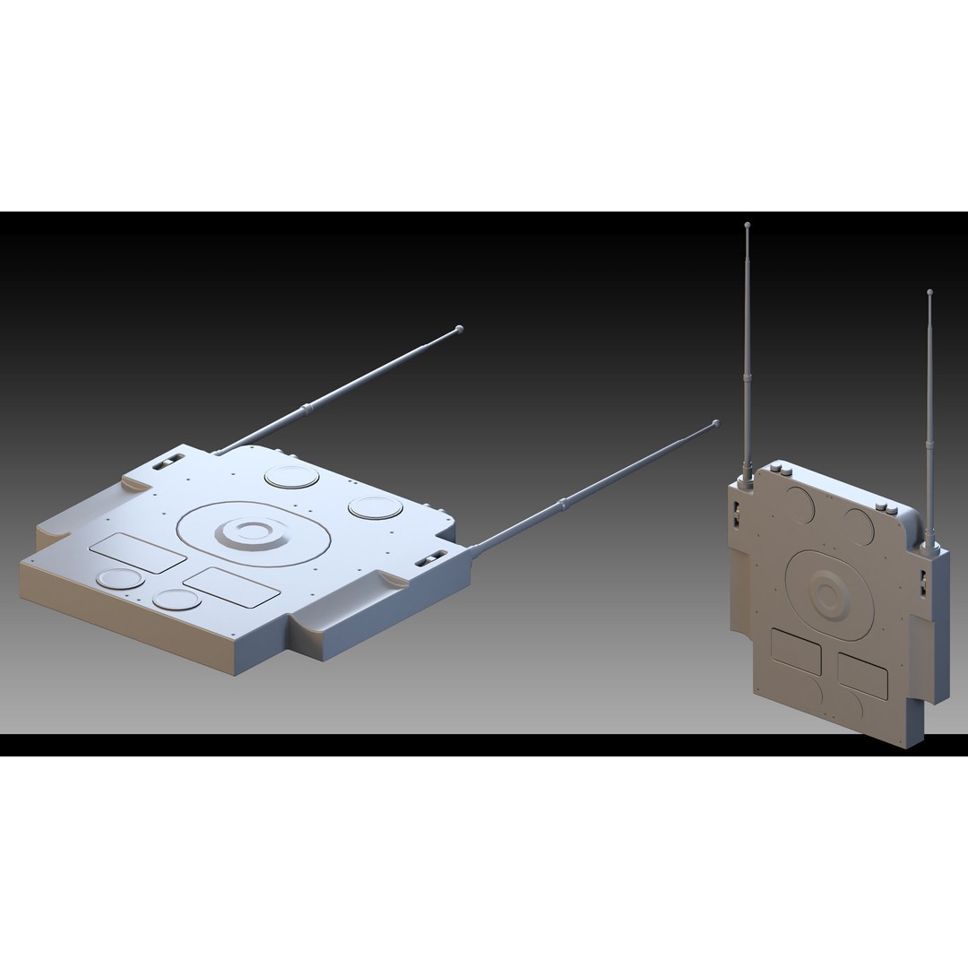 Sci-Fi Devices 3D Model – High Detail Polygon Mesh, FBX, Blender - View 10