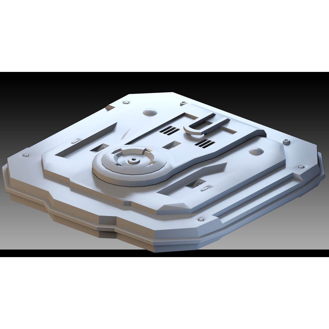 Sci-Fi Devices 3D Model – High Detail Polygon Mesh, FBX, Blender - View 13