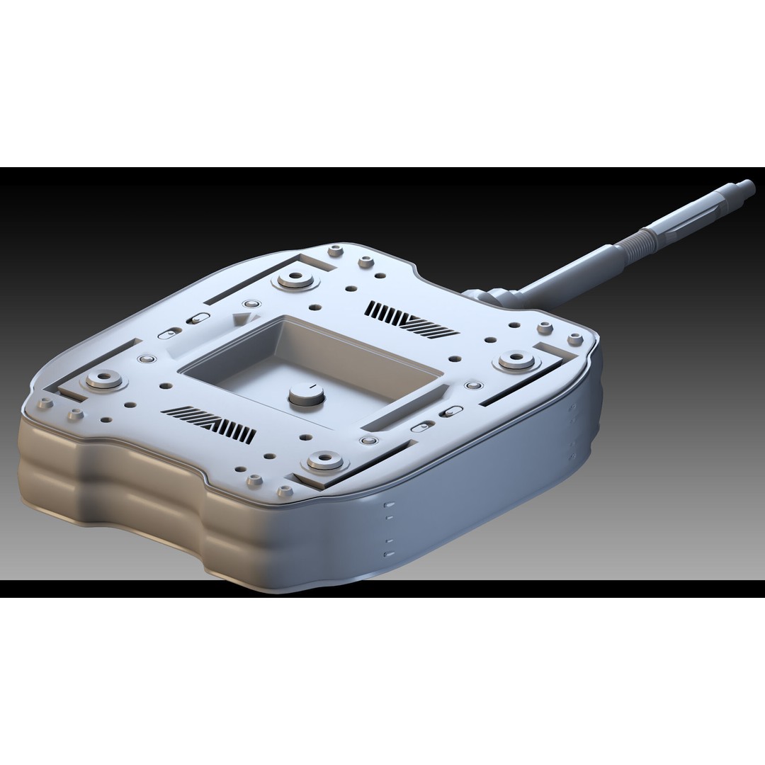 Sci-Fi Devices 3D Model – High Detail Polygon Mesh, FBX, Blender - View 7