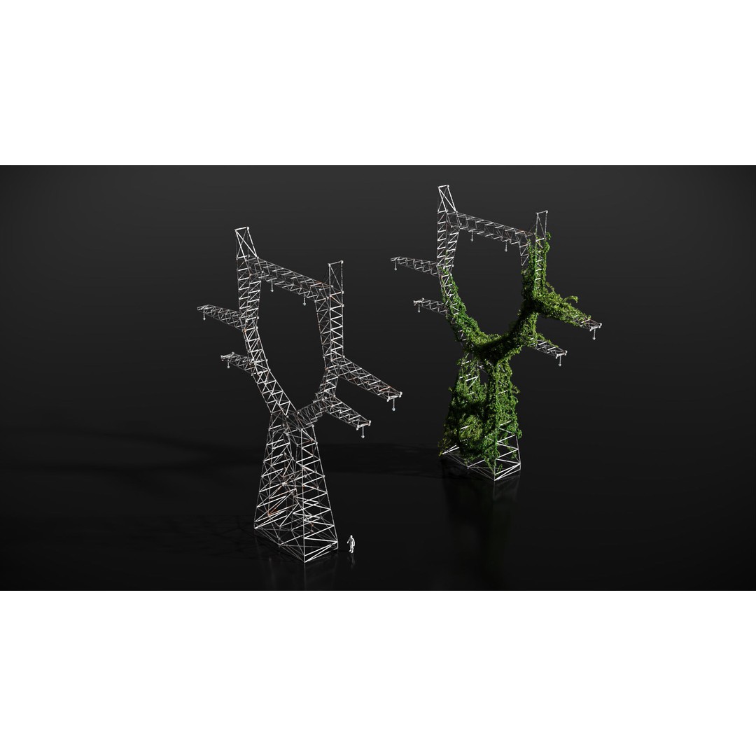 Post-Apocalyptic Industrial Kit 3D Model – High Detail PBR Assets, Blender - View 10