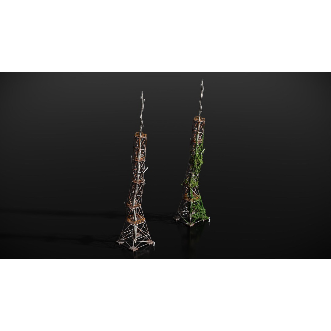 Post-Apocalyptic Industrial Kit 3D Model – High Detail PBR Assets, Blender - View 13
