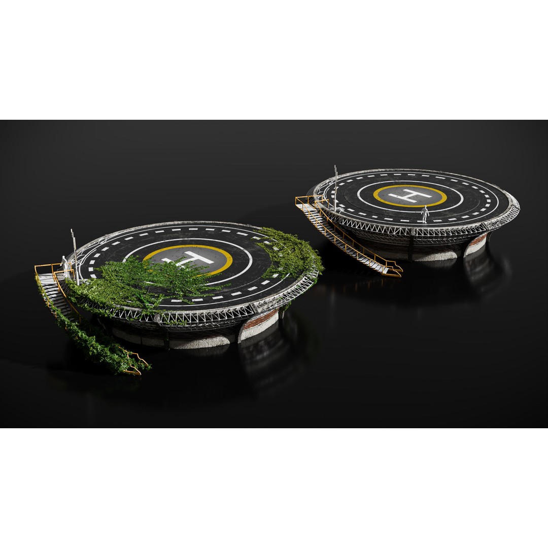 Post-Apocalyptic Industrial Kit 3D Model – High Detail PBR Assets, Blender - View 5