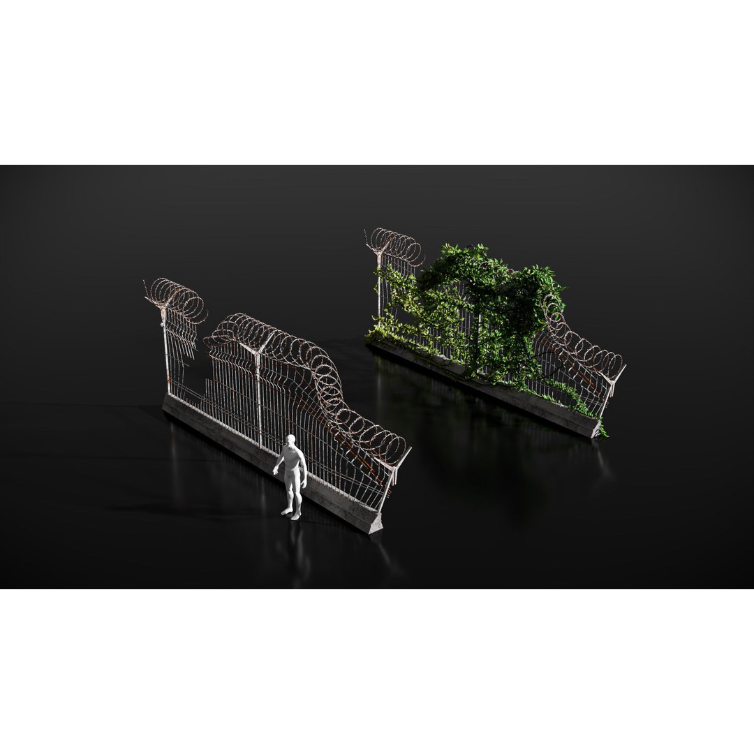 Post-Apocalyptic Industrial Kit 3D Model – High Detail PBR Assets, Blender - View 6