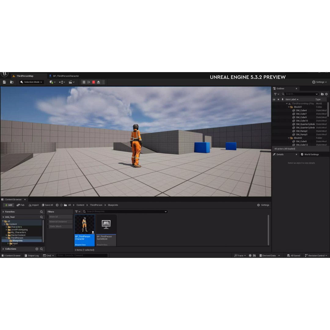 Female Welder Suit 3D Model – Low Poly Rigged Asset, FBX, PBR - View 38