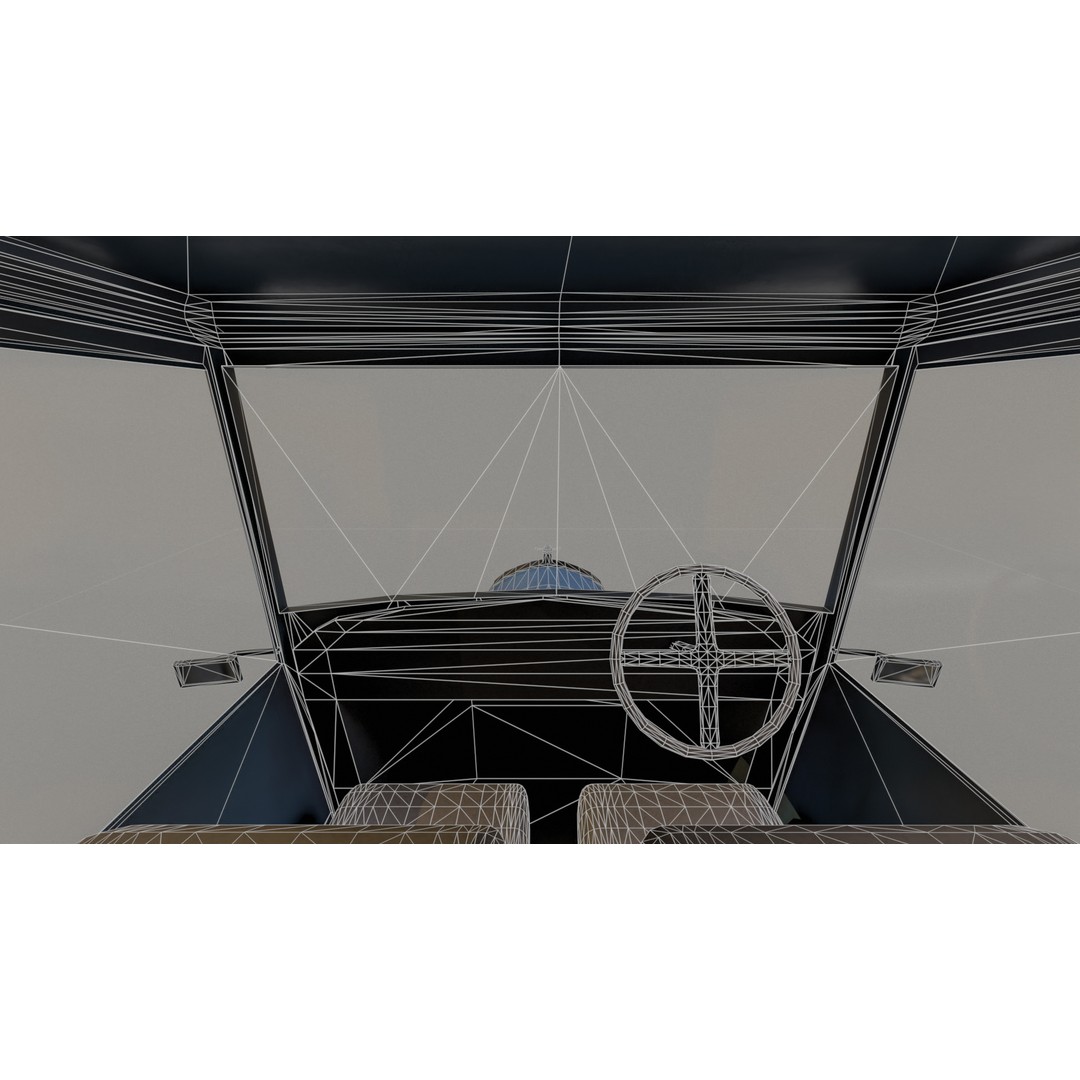 1920s Truck 3D Model – Low Poly Game Ready Asset, FBX
