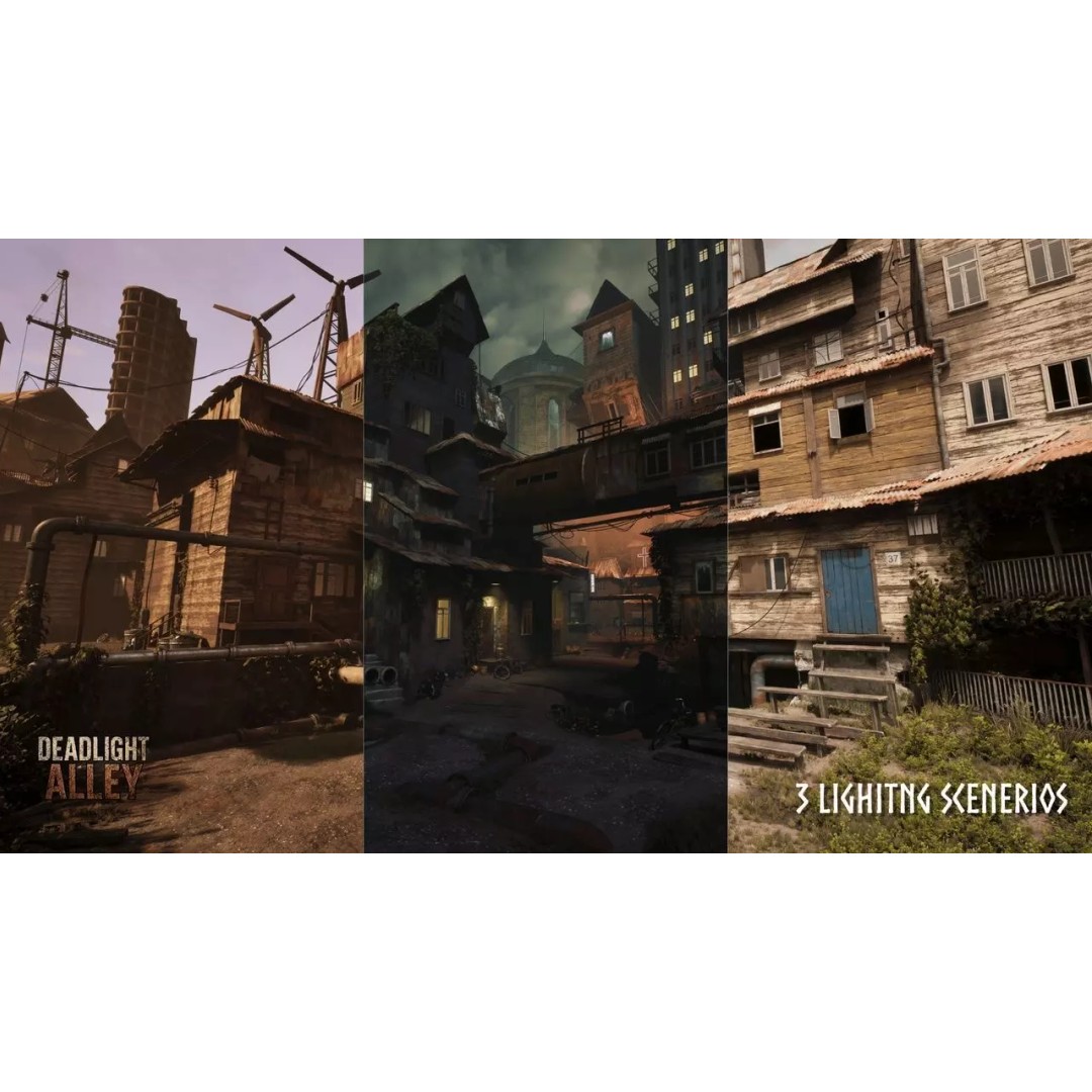 Modular Street 3D Model – Low Poly Game Asset with PBR Textures - View 3