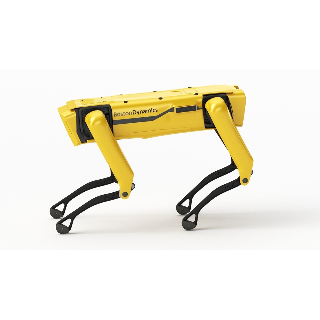 Boston Dynamics Spot Mini 3D Model – High Poly Robot Dog, FBX, PBR Textures