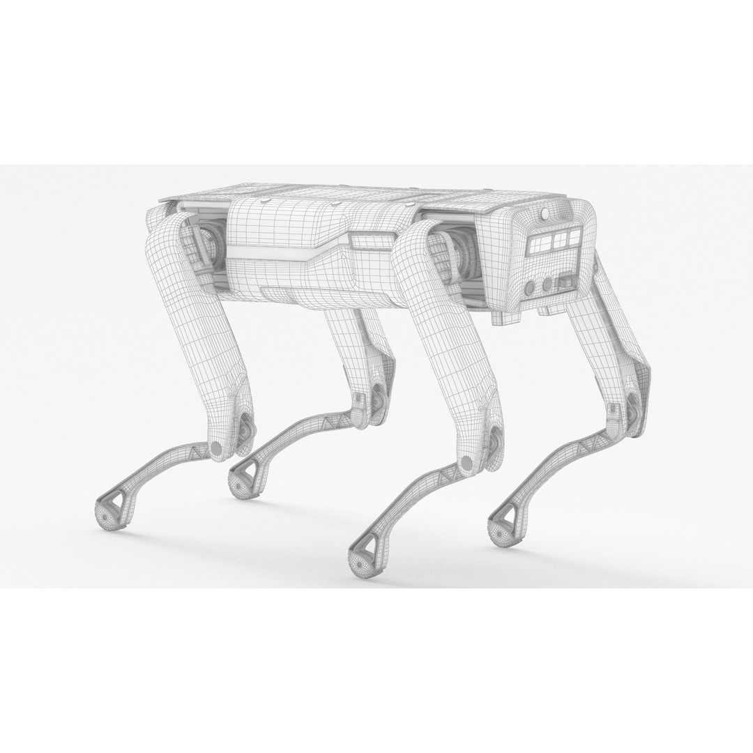 Boston Dynamics Spot Mini 3D Model – High Poly Robot Dog, FBX, PBR Textures - View 15