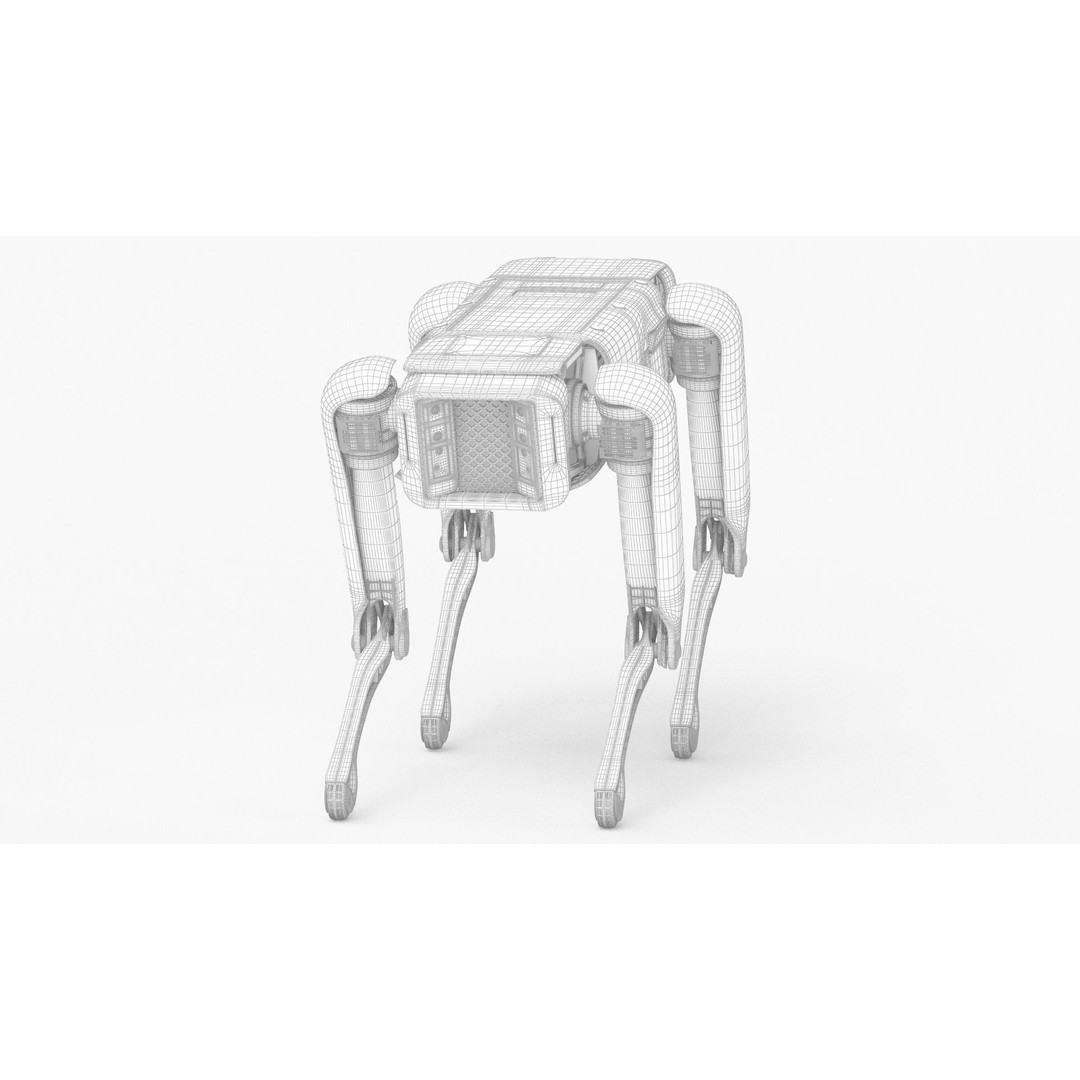Boston Dynamics Spot Mini 3D Model – High Poly Robot Dog, FBX, PBR Textures - View 17