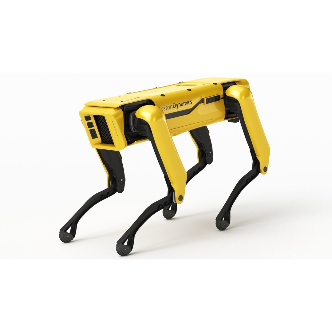 Boston Dynamics Spot Mini 3D Model – High Poly Robot Dog, FBX, PBR Textures - View 18