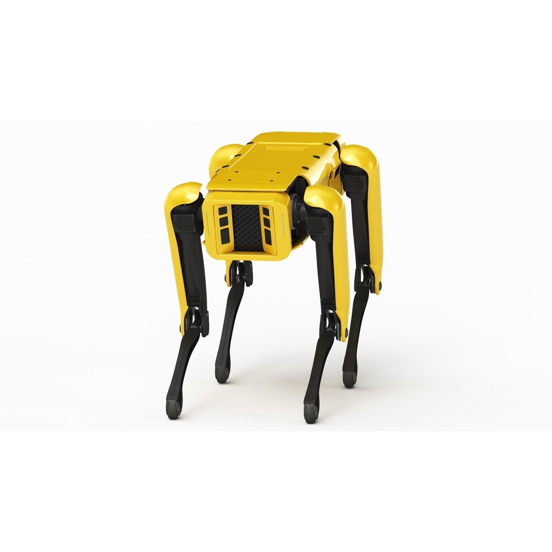 Boston Dynamics Spot Mini 3D Model – High Poly Robot Dog, FBX, PBR Textures - View 19