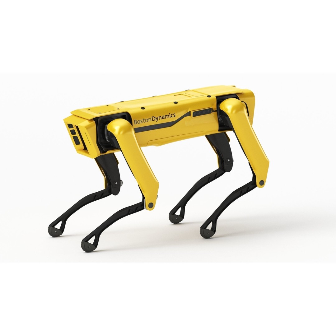 Boston Dynamics Spot Mini 3D Model – High Poly Robot Dog, FBX, PBR Textures - View 20