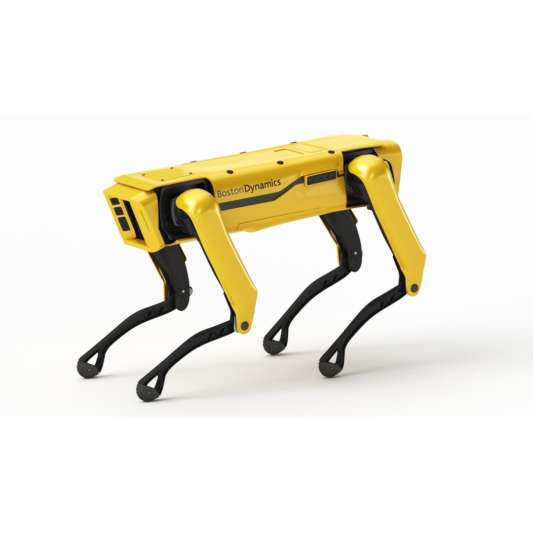 Boston Dynamics Spot Mini 3D Model – High Poly Robot Dog, FBX, PBR Textures - View 21