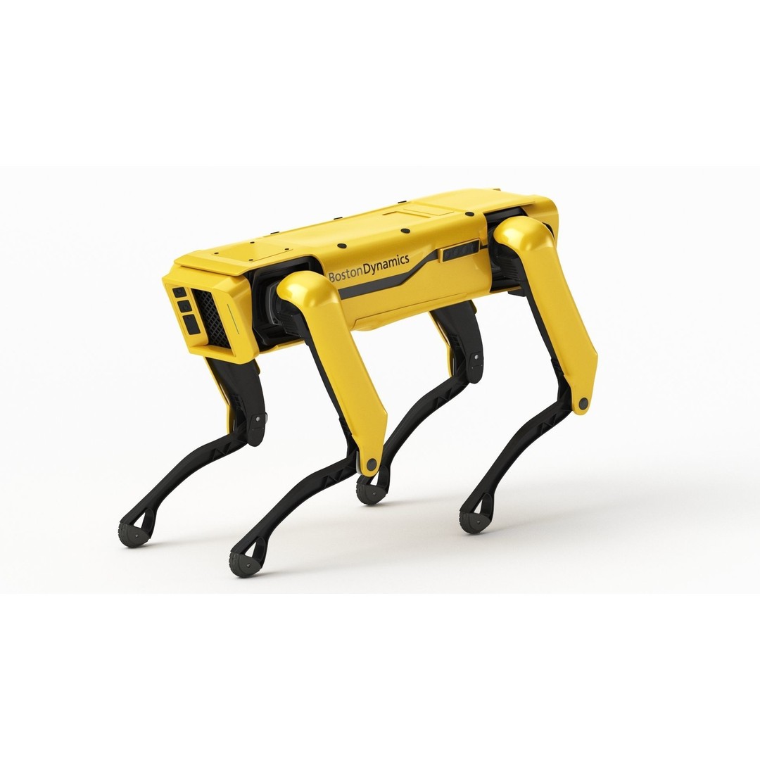 Boston Dynamics Spot Mini 3D Model – High Poly Robot Dog, FBX, PBR Textures - View 22