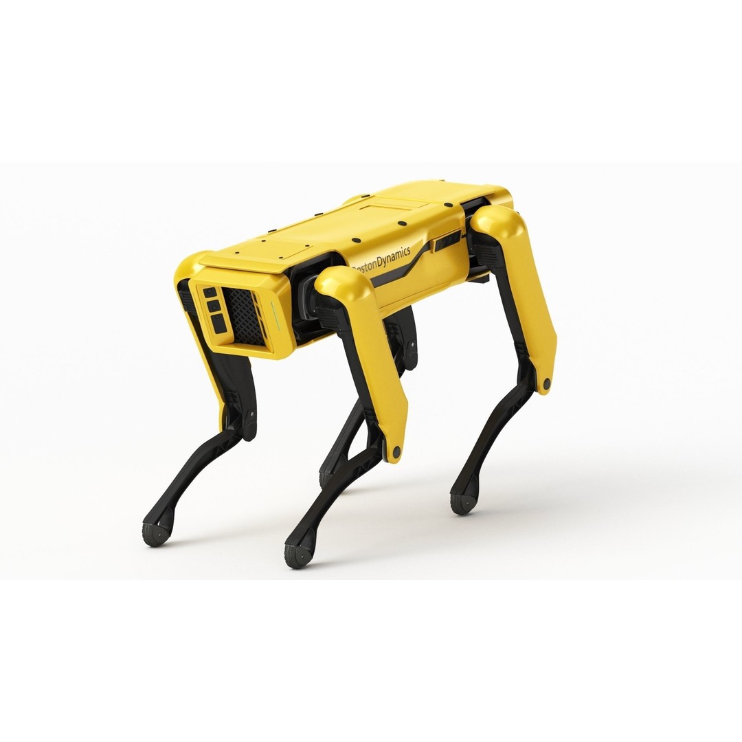 Boston Dynamics Spot Mini 3D Model – High Poly Robot Dog, FBX, PBR Textures - View 23