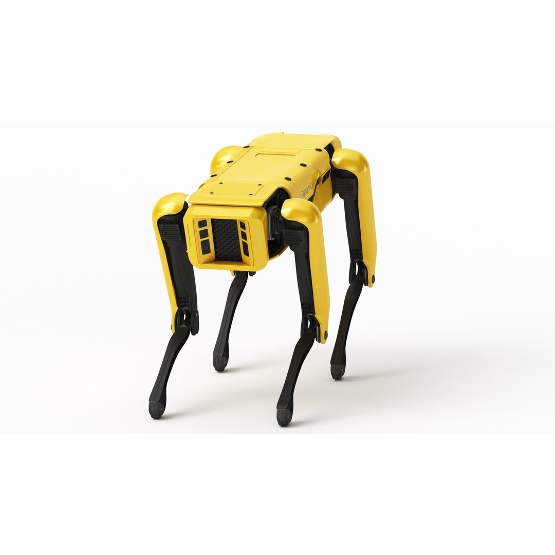 Boston Dynamics Spot Mini 3D Model – High Poly Robot Dog, FBX, PBR Textures - View 24