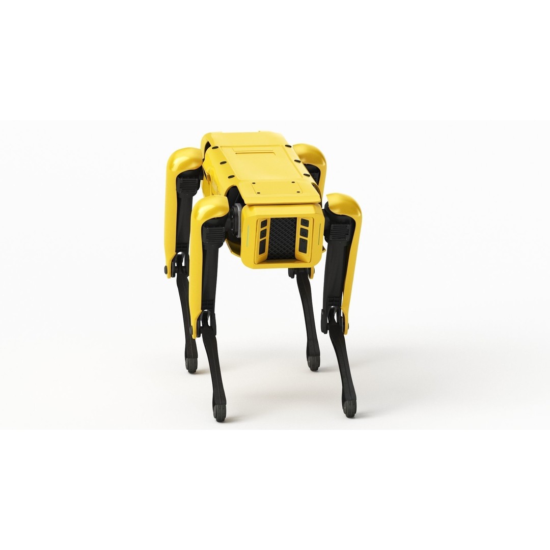 Boston Dynamics Spot Mini 3D Model – High Poly Robot Dog, FBX, PBR Textures - View 25