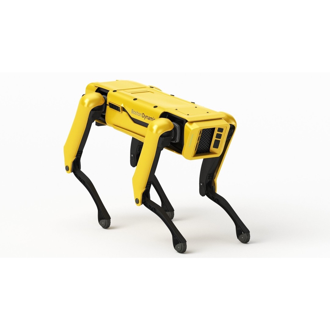 Boston Dynamics Spot Mini 3D Model – High Poly Robot Dog, FBX, PBR Textures - View 26